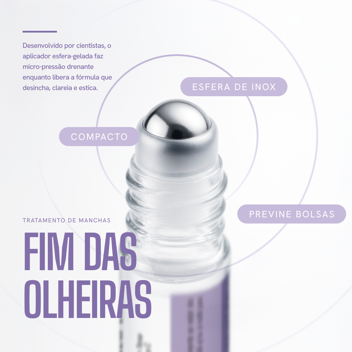 Bastão Roll-on Clareador de Olheiras