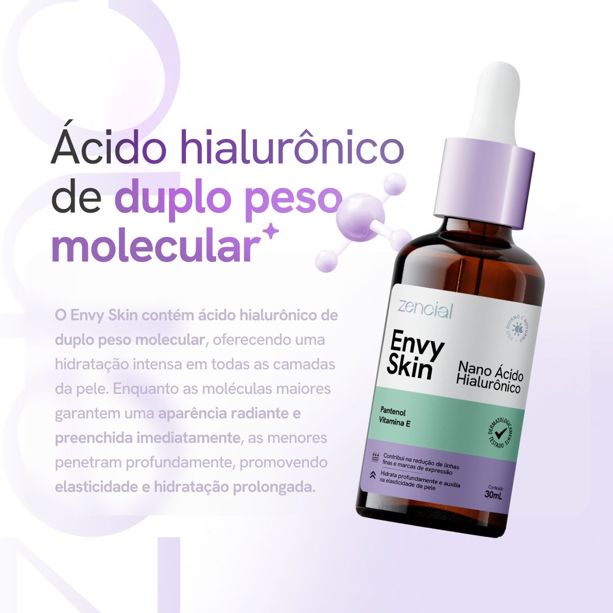 Sérum Nano Ácido Hialurônico Envy Skin 30ml